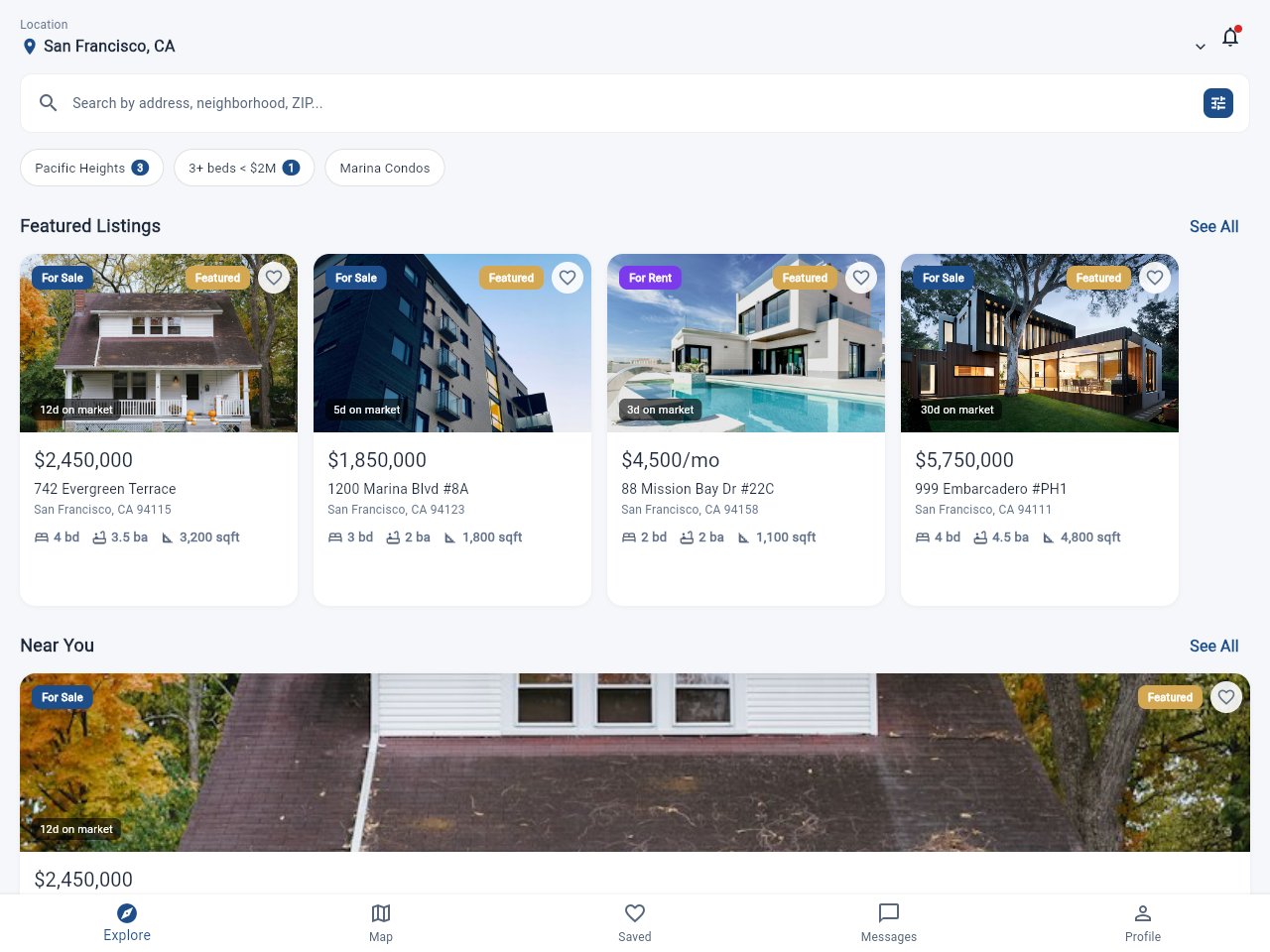 Real Estate template preview