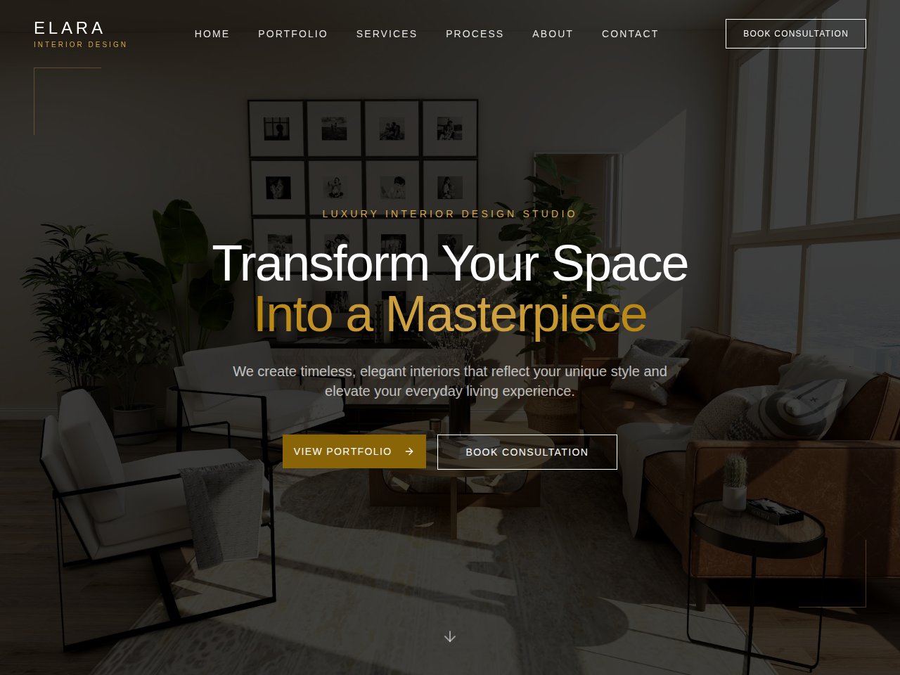 Interior Design template preview