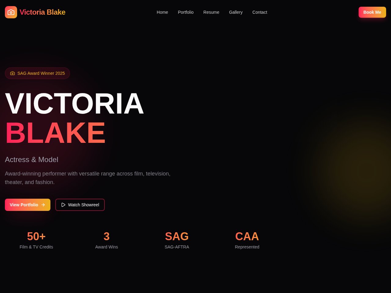 Actor Model template screenshot