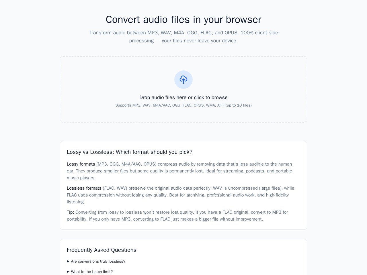 Anteprima del modello Audio Converter