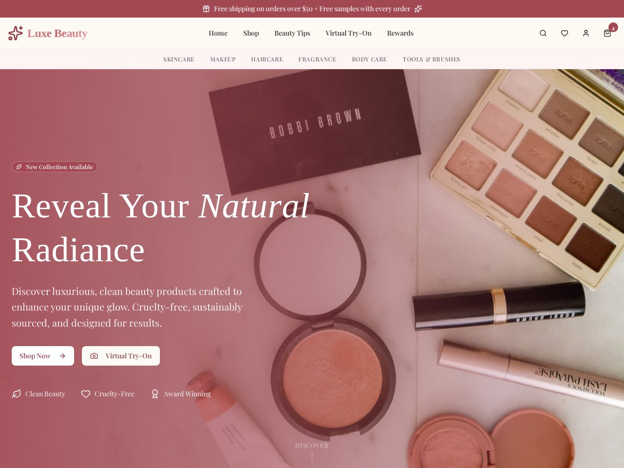 Anteprima del modello Beauty Cosmetics