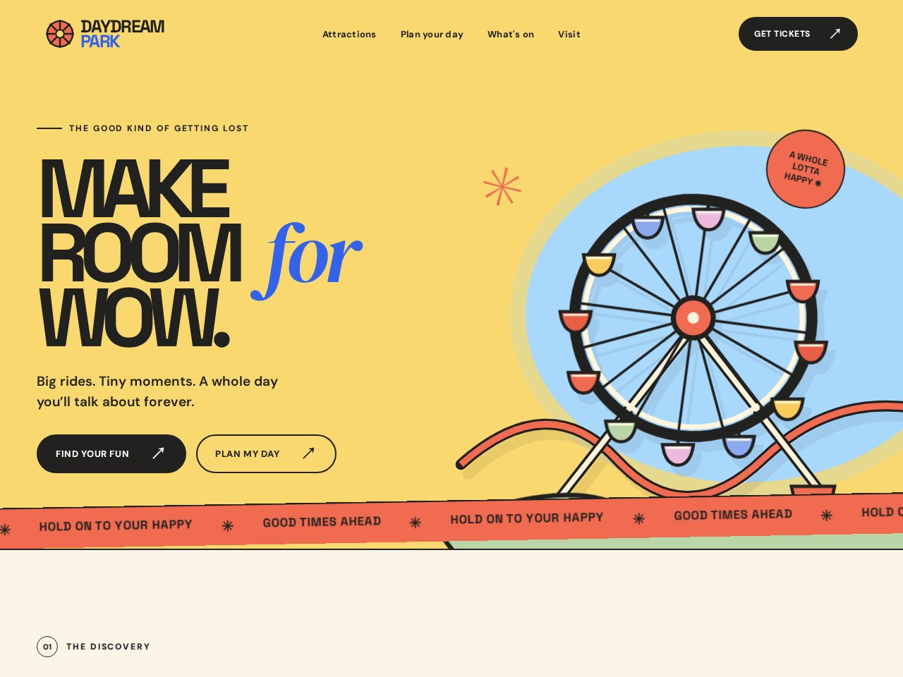 Daydream Park template preview