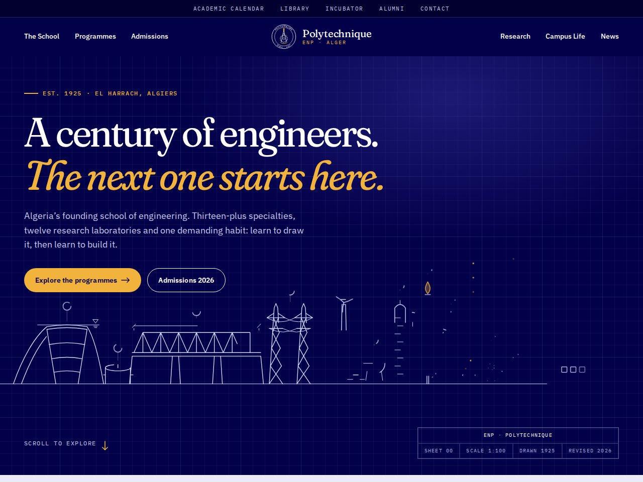 ENP Polytechnique template screenshot