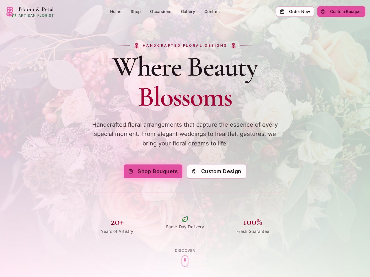 Florist Shop template preview