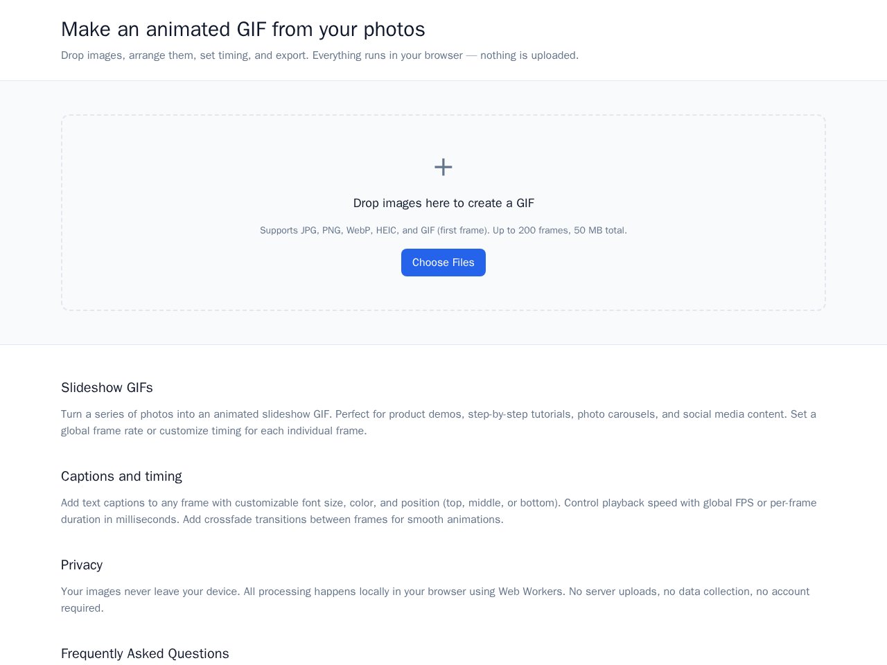 Gif Maker template preview