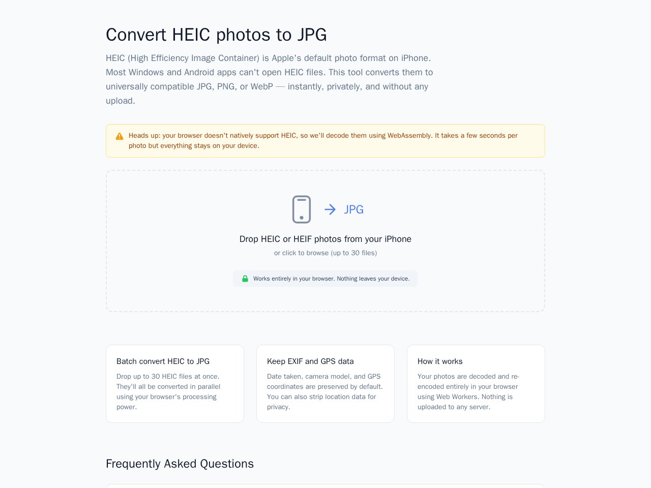 Anteprima del modello Heic To Jpg