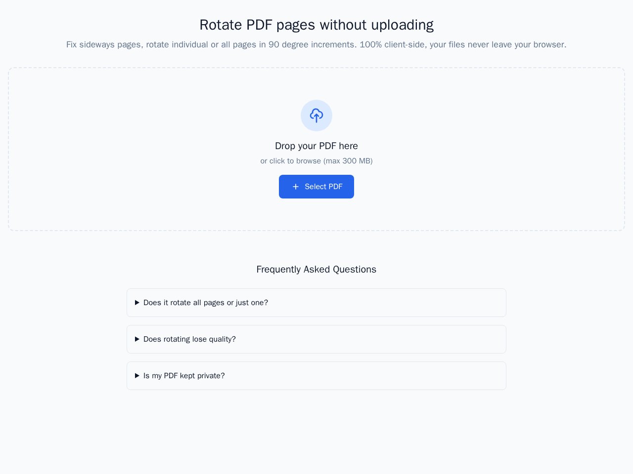 Rotate Pdf template preview