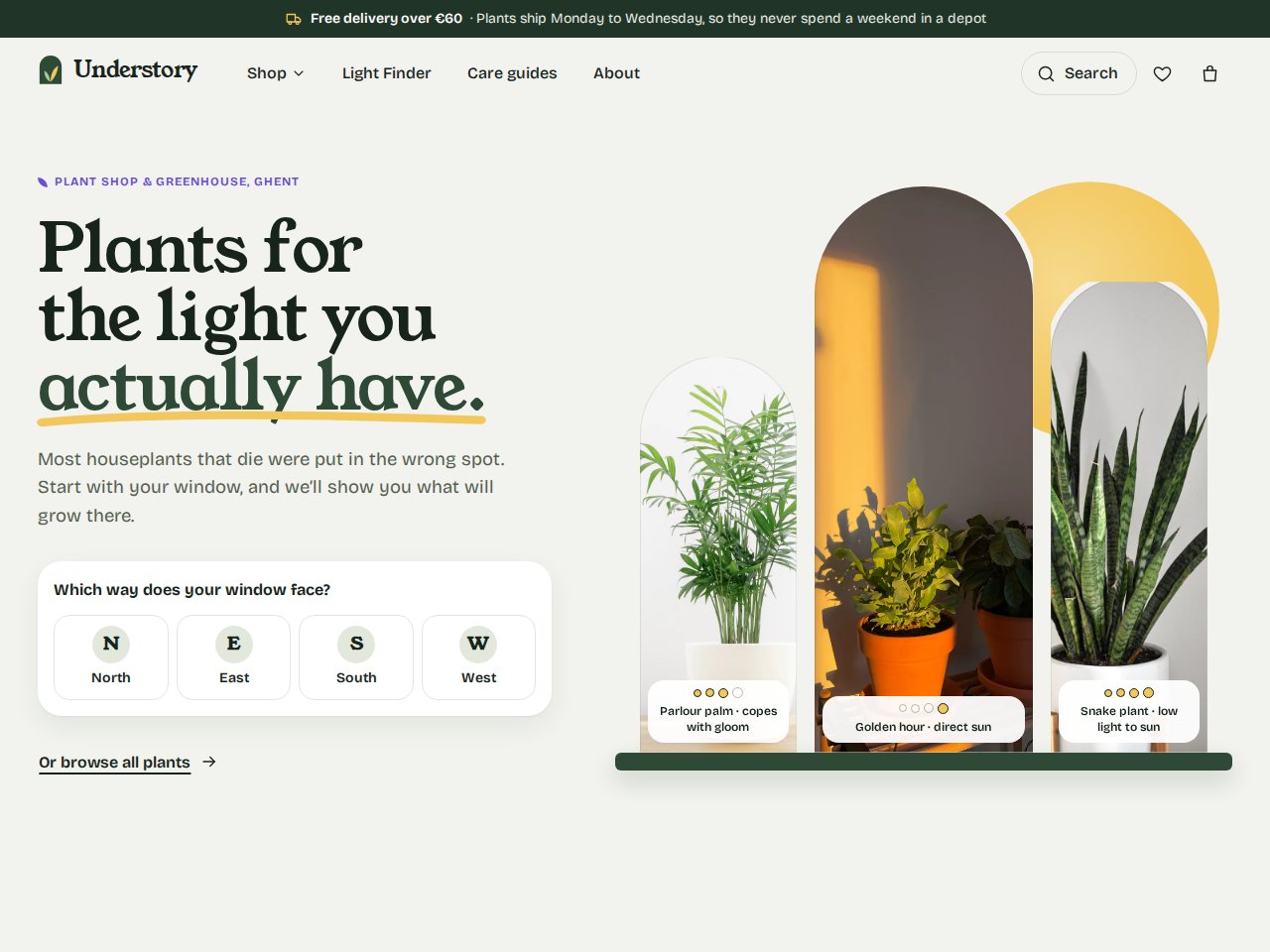 Understory Shop template preview