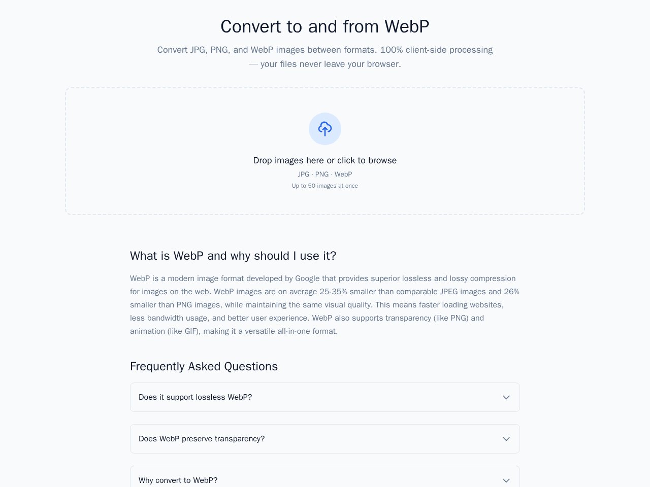 Webp Converter template preview